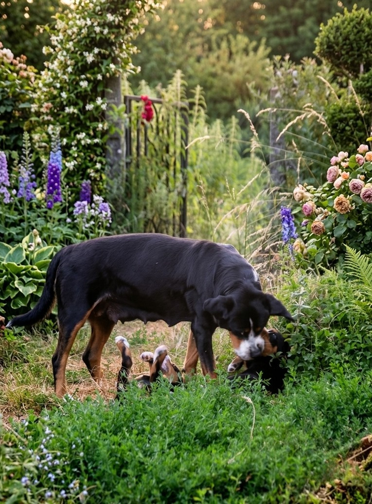 Chiot Grand bouvier suisse Des cimes de caras galadhon